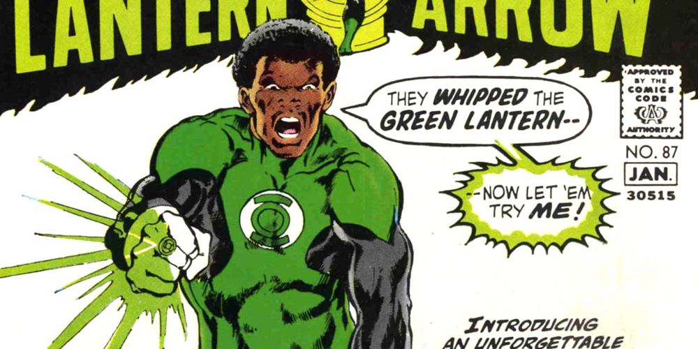 John Stewart is ready to rumble on the cover of Green Lantern 87