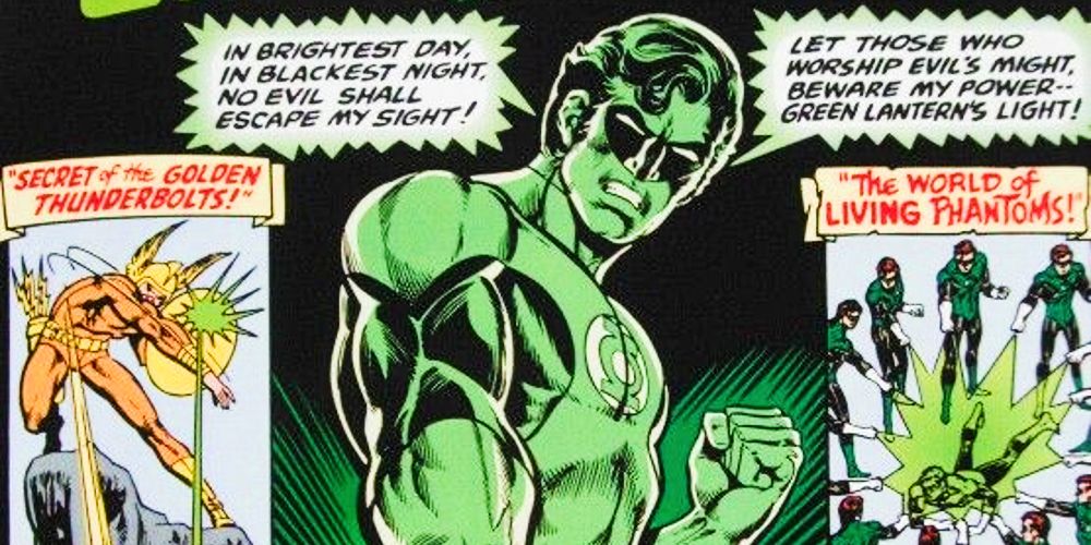 Green Lantern Hal Jordan speaks his famous words on the cover of DC Special #17