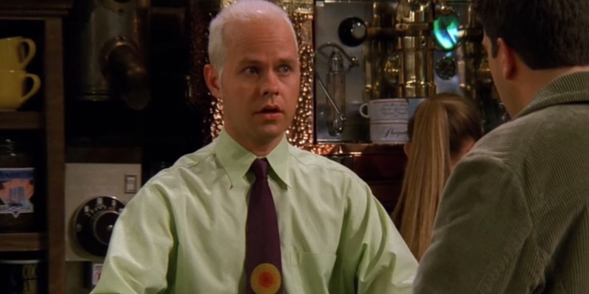 Gunther behind the counter at Central Perk in Friends