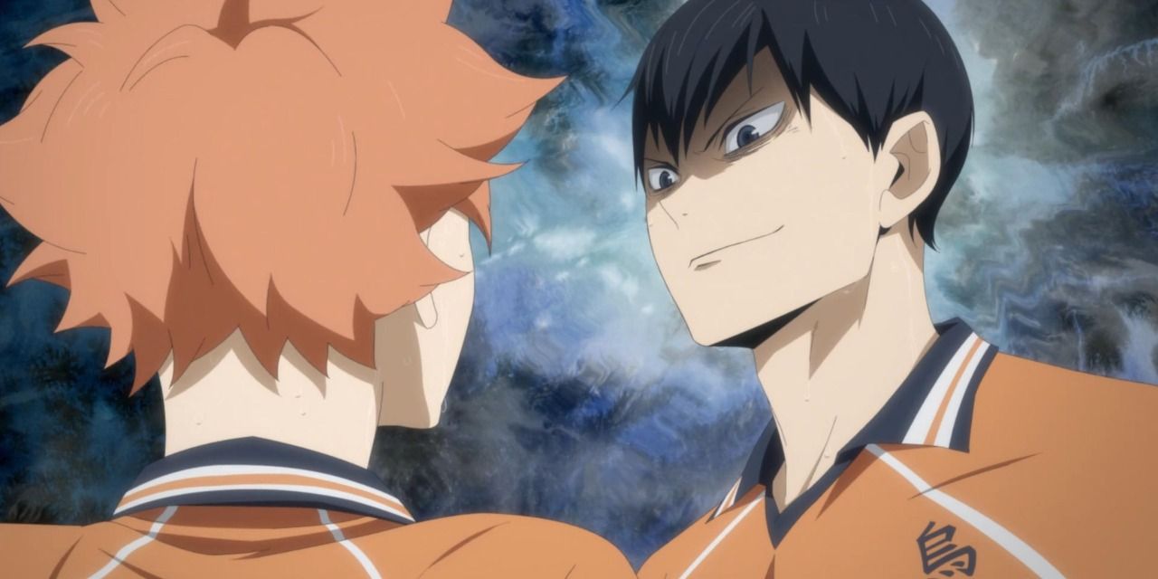 Hinata and Kageyama in Haikyuu's episode, &quot;The Monster's Ball.&quot;