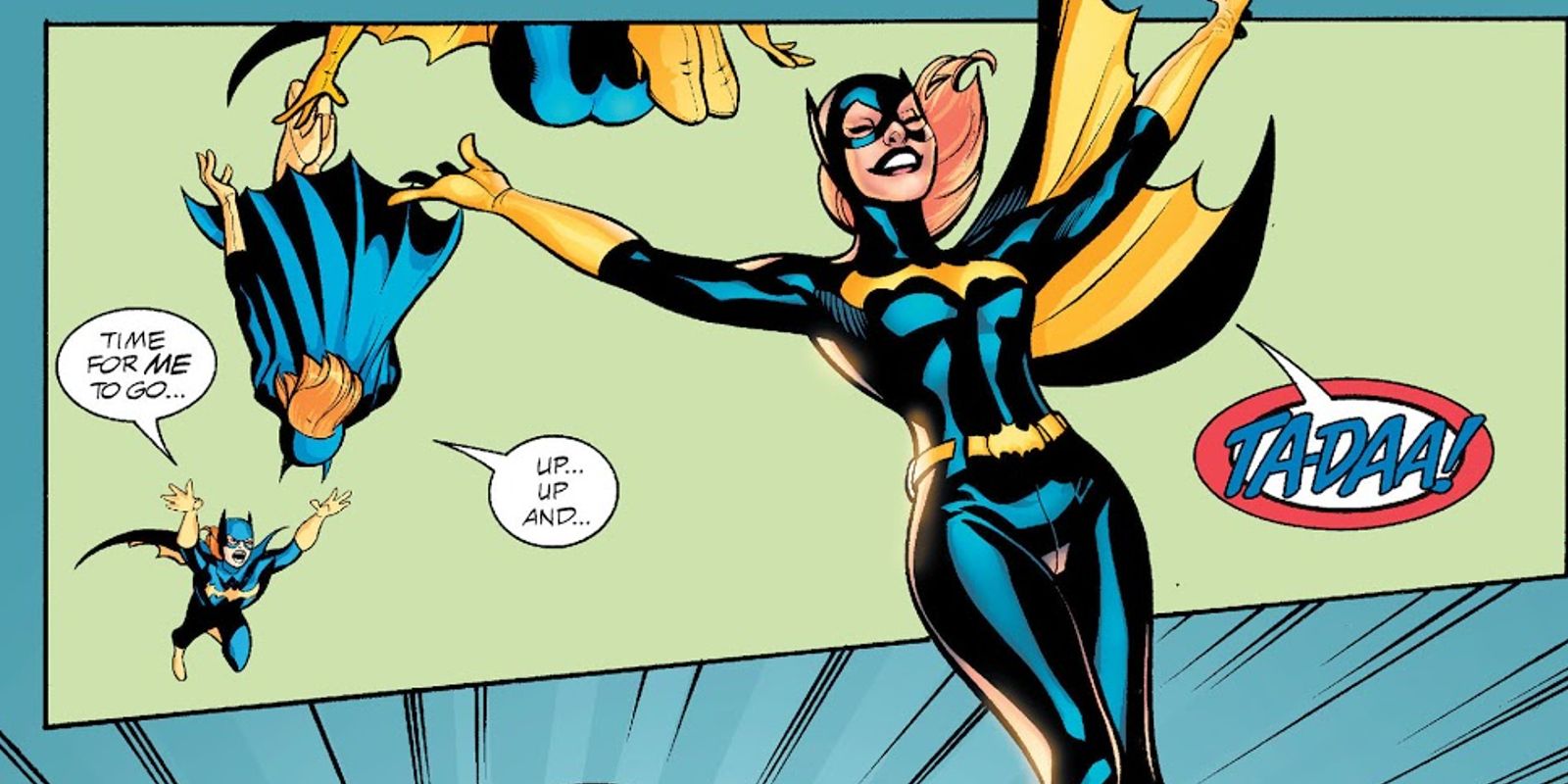 Harley Quinn in disguise as Batgirl in DC comics