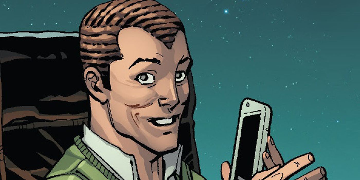 Harry Osborn on the phone as Harry Lyman