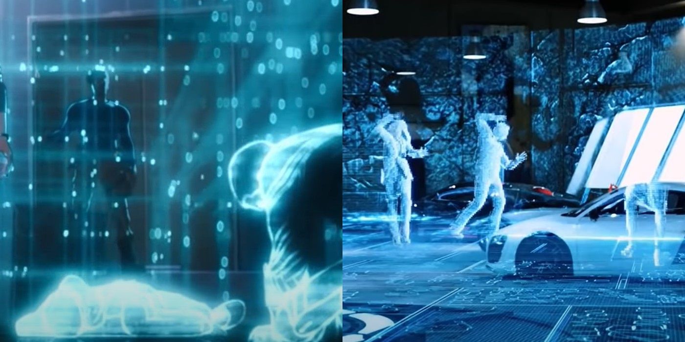 Holograma em Homem de Ferro 3 e E Se