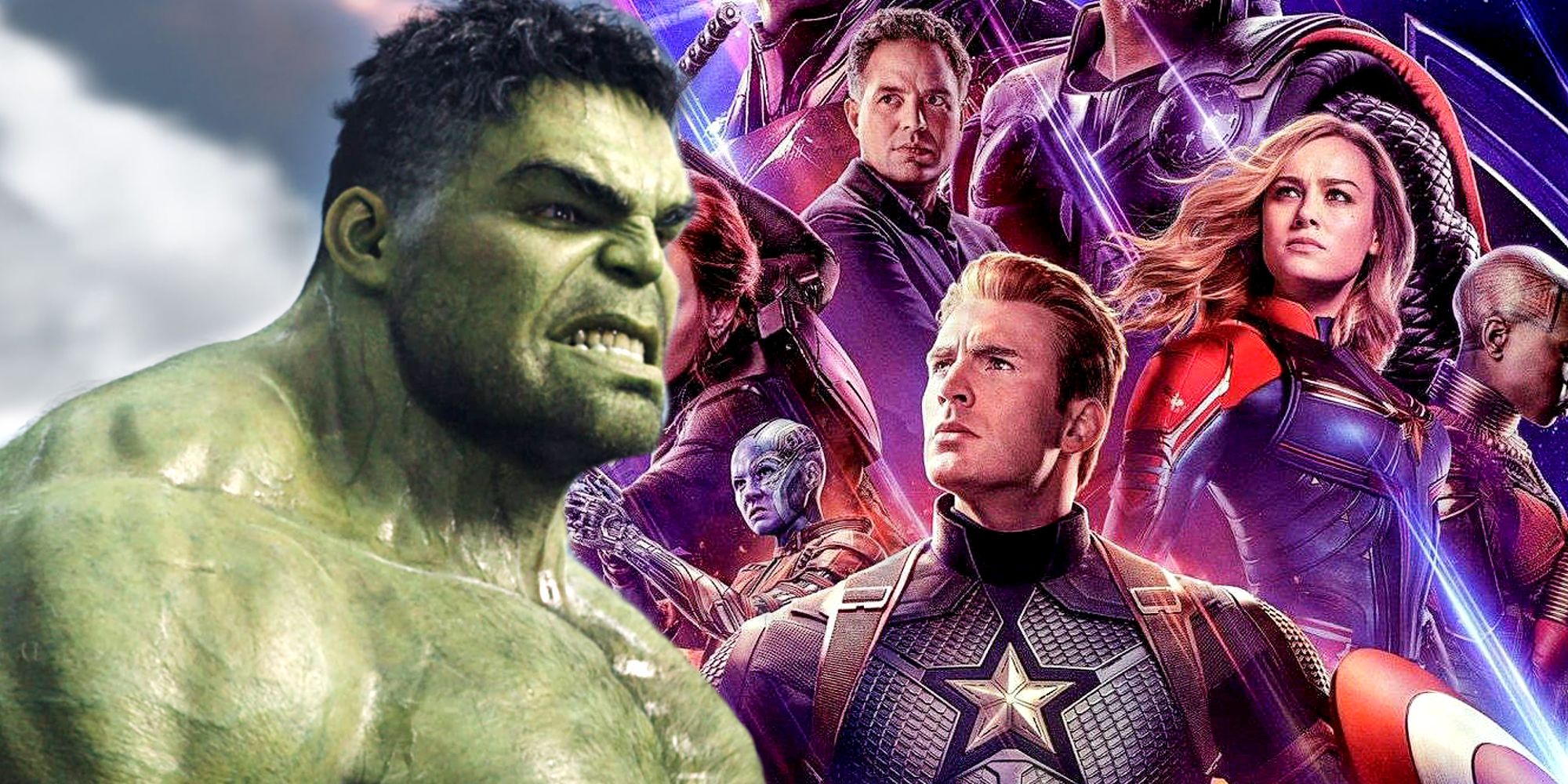 Hulk in Thor Ragnarok and Avengers Endgame