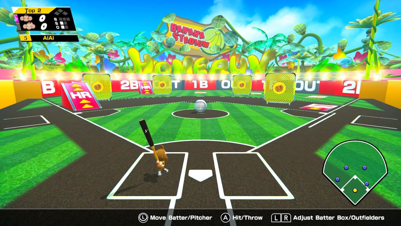 Super Monkey Ball Banana Mania Party Game Baseball