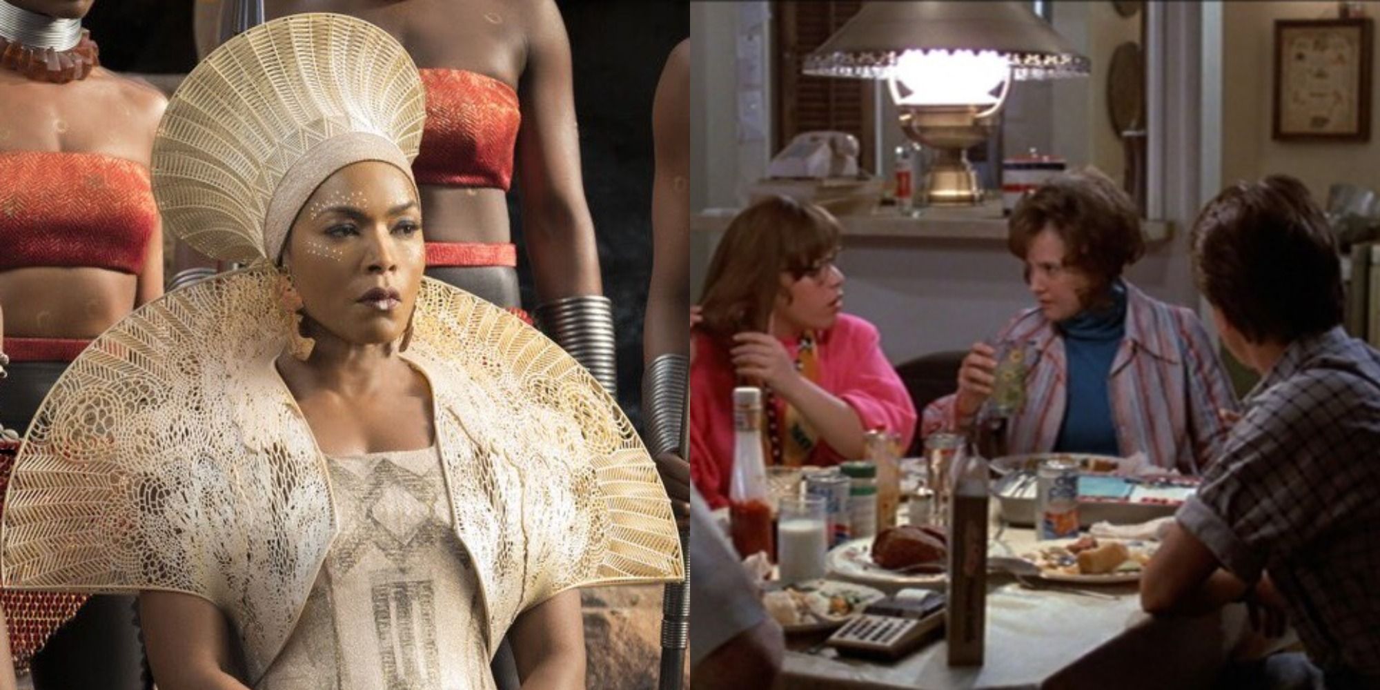 Image of the McFlys from Back to the Future next to an image of Ramonda from Black Panther.