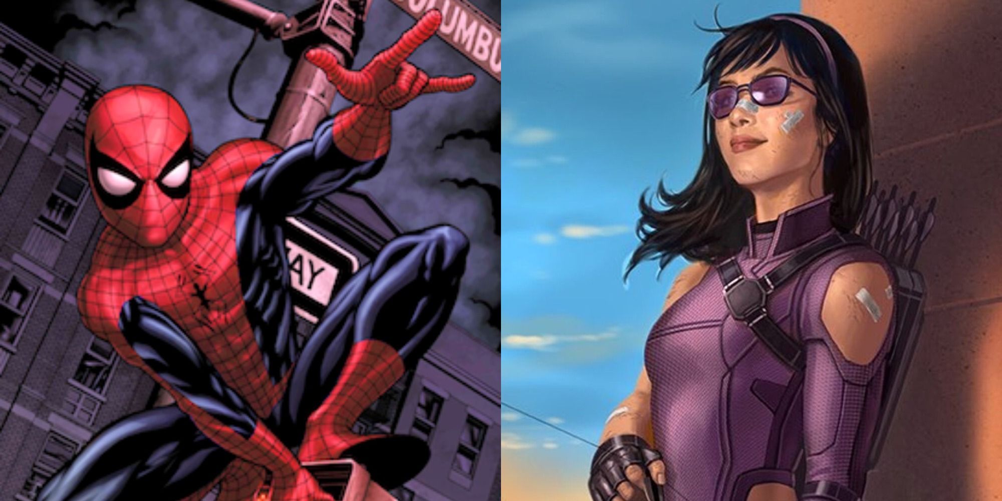 Spider Man and Kate Bishop