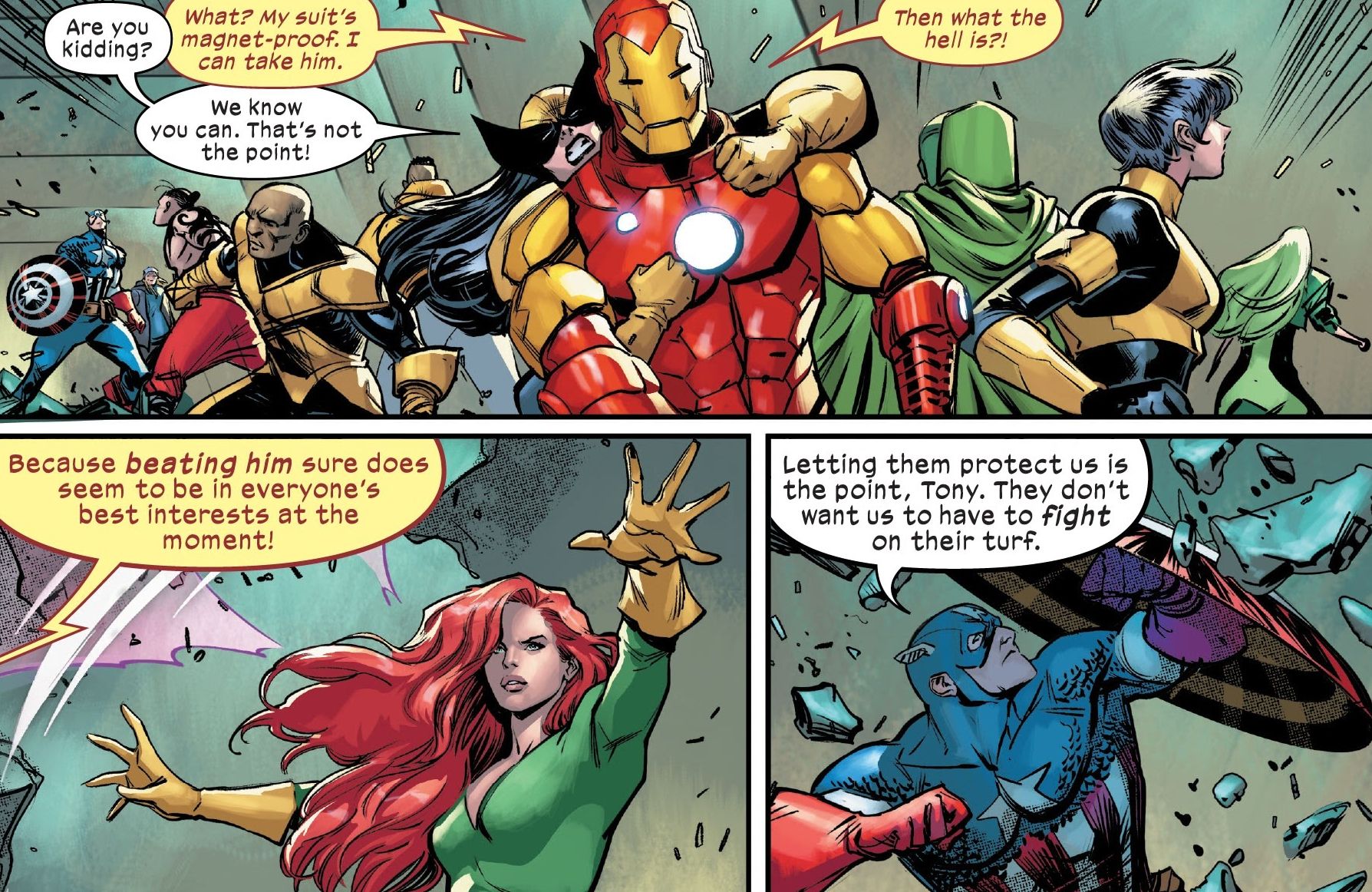 X-Men: The Trial of Magneto Iron Man
