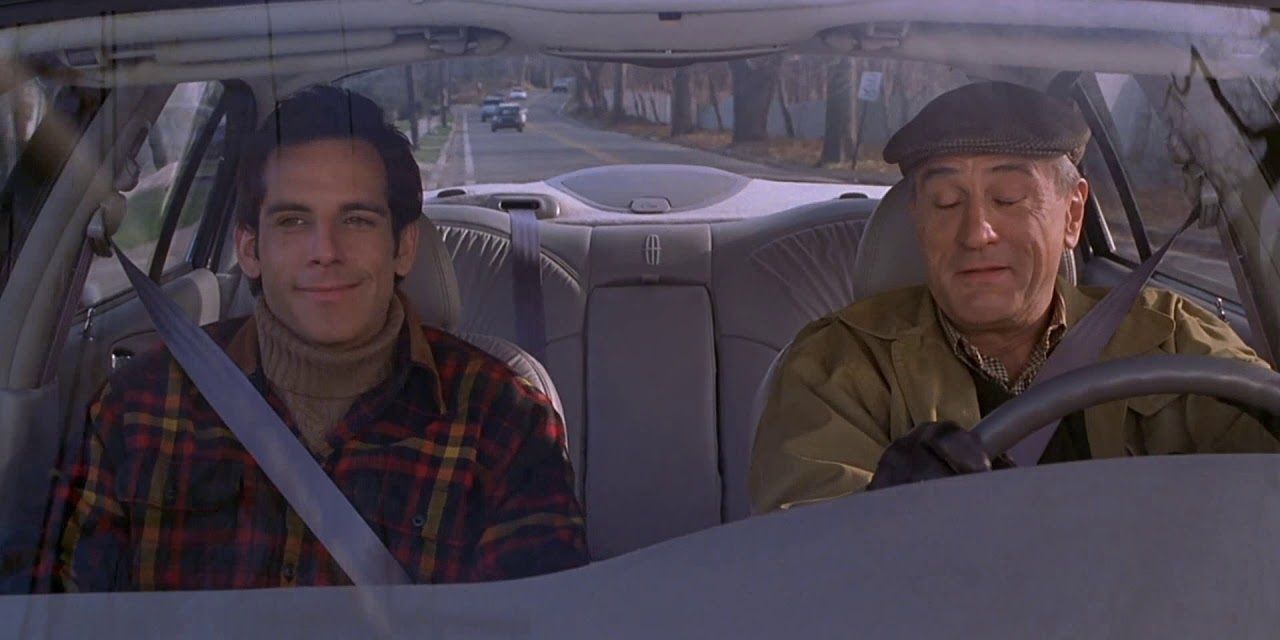 Jack and Greg in the car in Meet the Parents