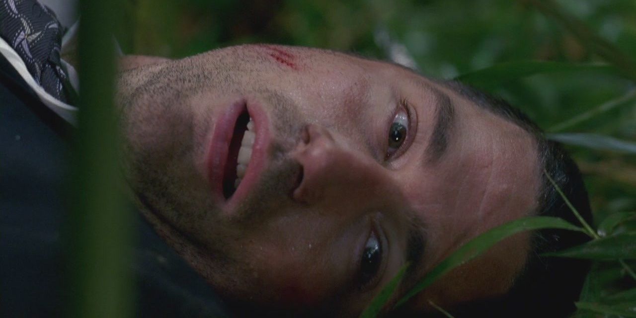 Jack wakes up in the jungle on Lost