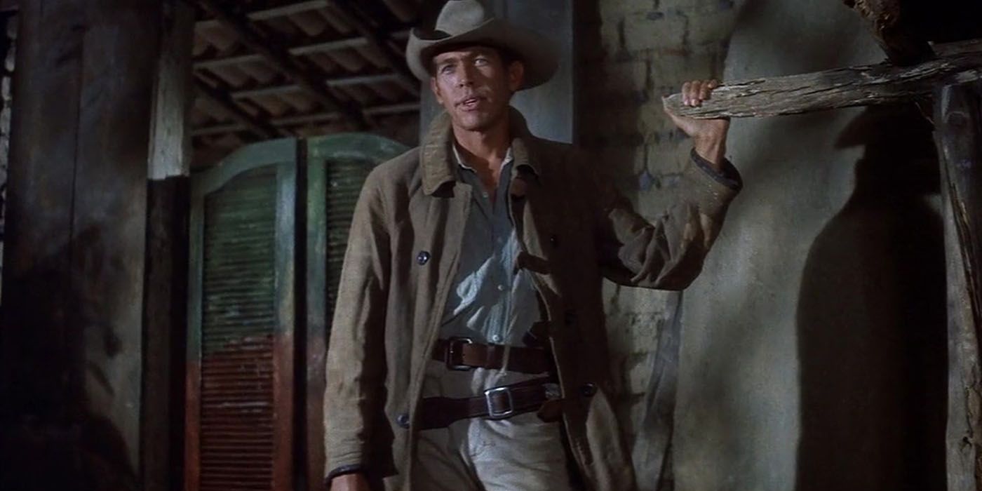 James Coburn as Britt in The Magnificent Seven