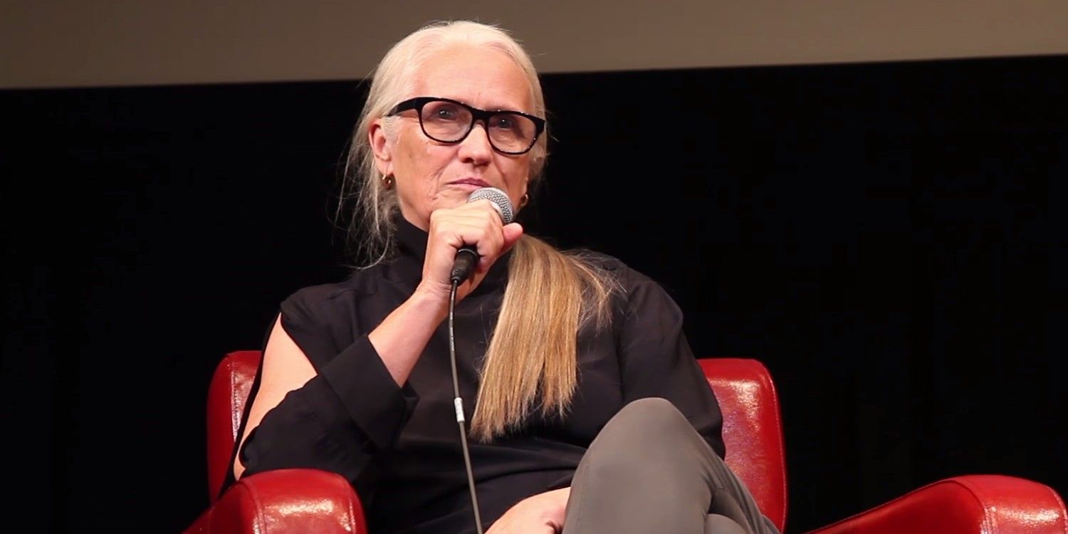 Jane Campion giving an Interview