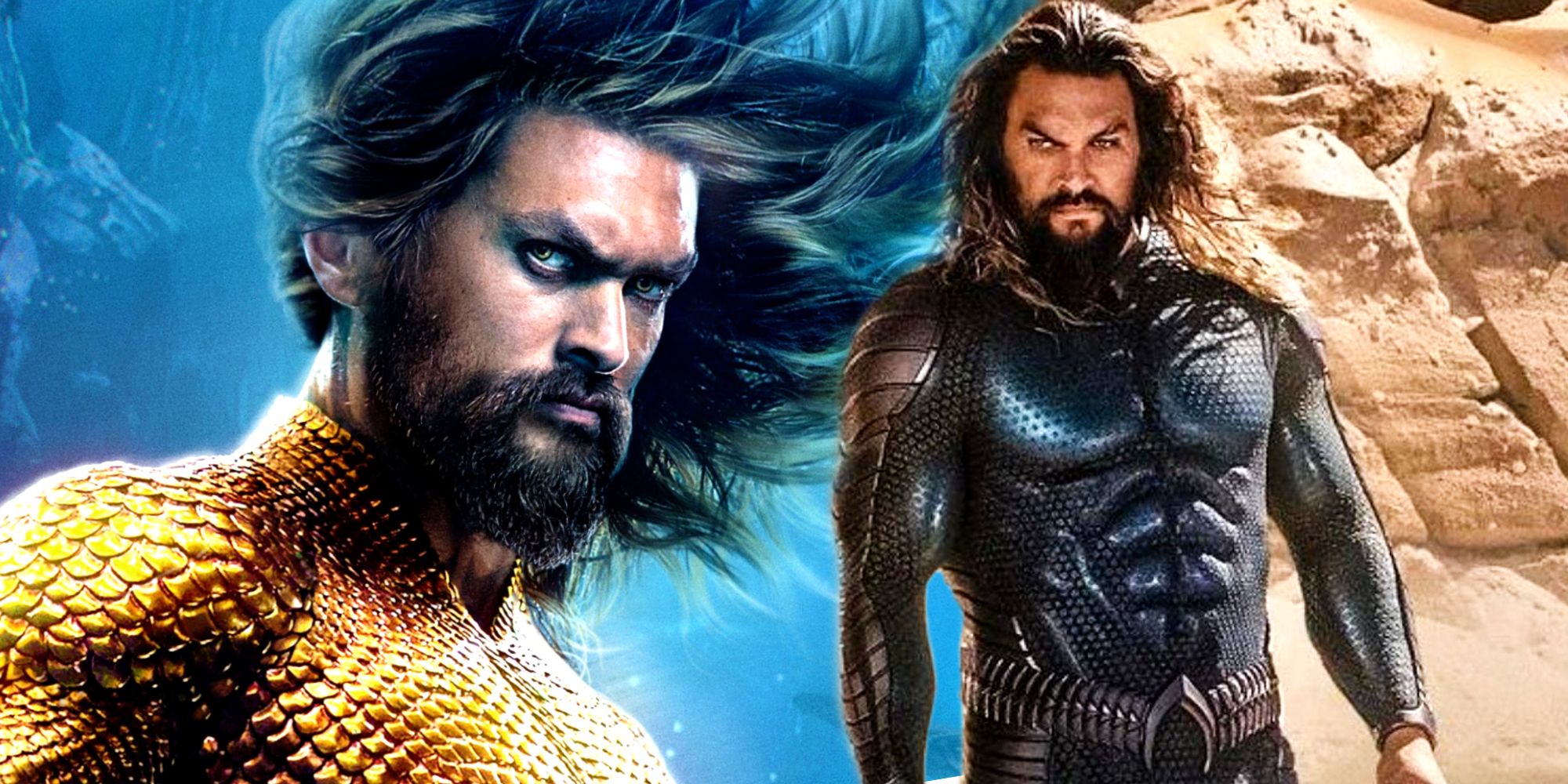 Jason Momoa as Arthur Curry Jr in Aquaman and the Lost Kingdom