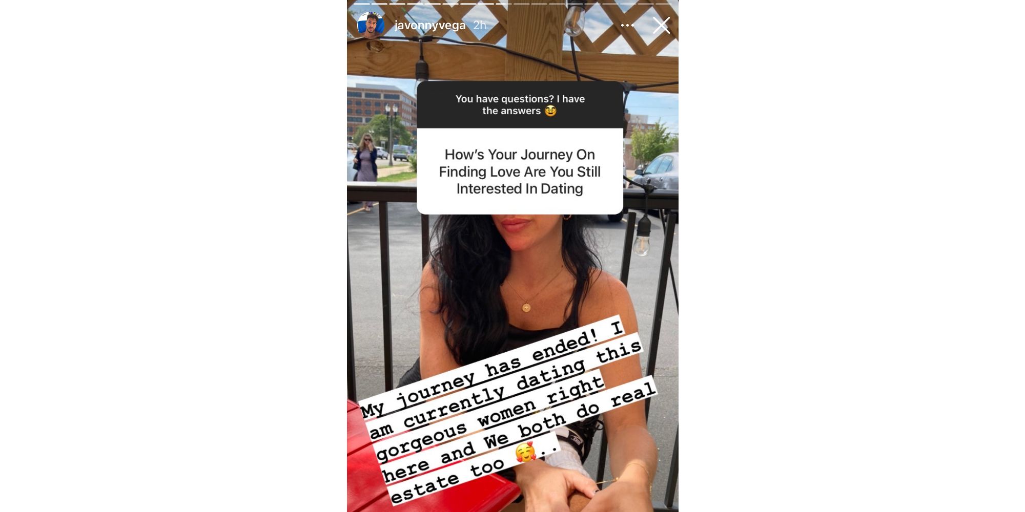 Javonny Vega from Love Island USA season 3 reveals new girlfriend via Instagram Story