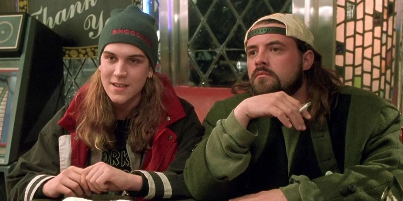 Jay and Silent Bob sitting in a bar in Dogma