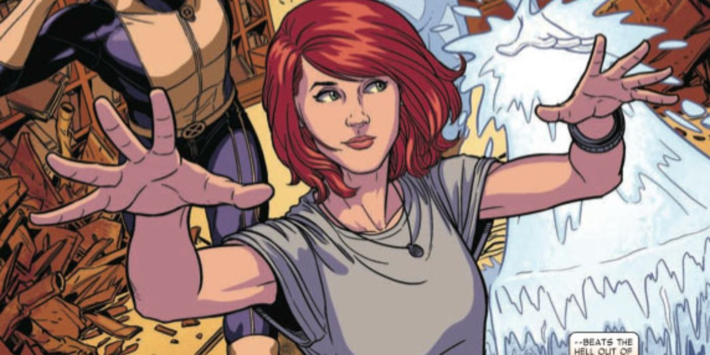 Jean Grey uses her powers in X-Men Season One comic