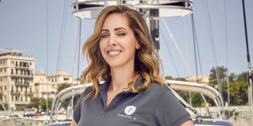 Jenna McGillivary in a promo picture for Below Deck