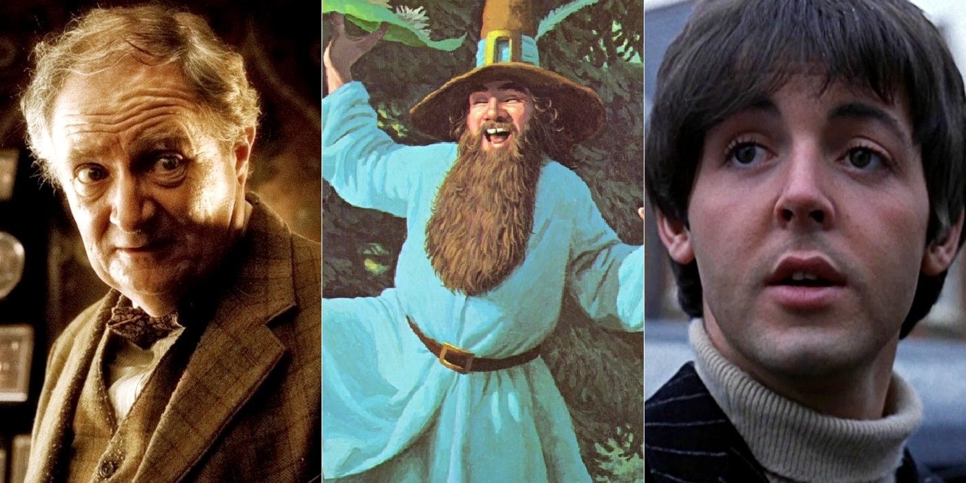 Jim Broadbent as Slughorn in Harry Potter, Tom Bombadil, and Paul McCartney in Help