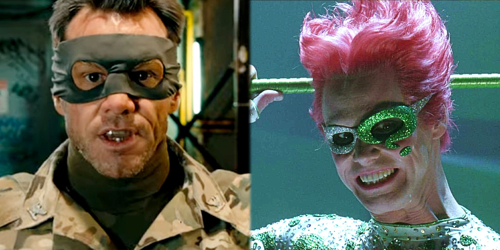 Jim Carrey as Colonel Stars in Kick-Ass 2 and The Riddler in Batman Forever