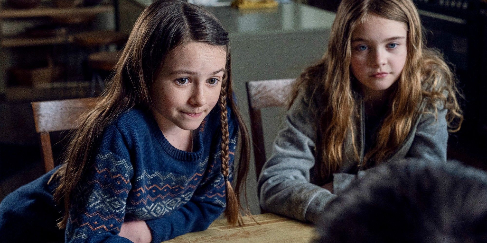 Judith and Gracie in The Walking Dead season 11