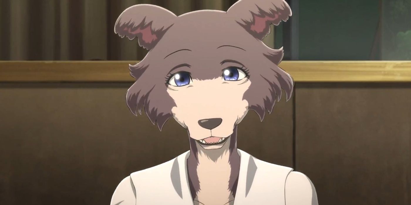 Juno smiling sweetly at the viewer in Beastars