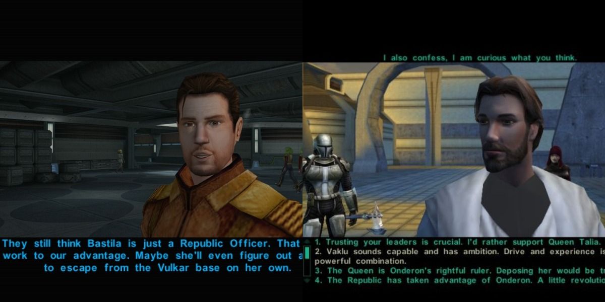 Dialogue in KOTOR and KOTOR II