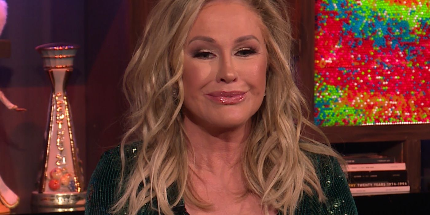 Kathy Hilton from The Real Housewives of Beverly Hills on Bravo's Watch What Happens Live