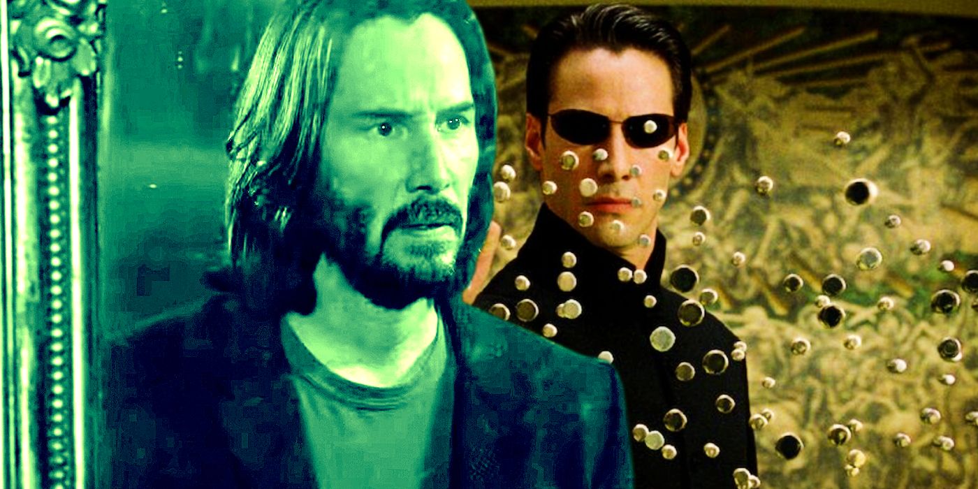 Keanu Reeves in The Matrix Reloaded and Resurrections
