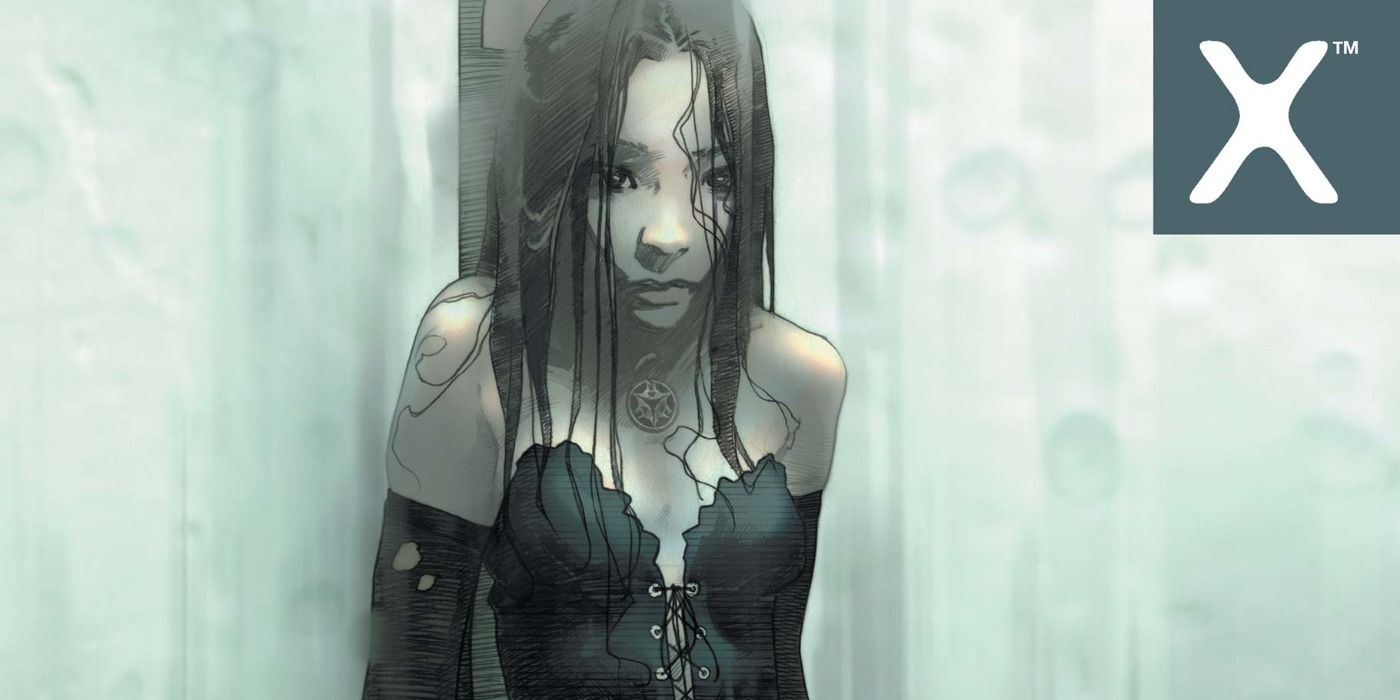 Laura Kinney X-23 on the cover of NYX 3 comic.
