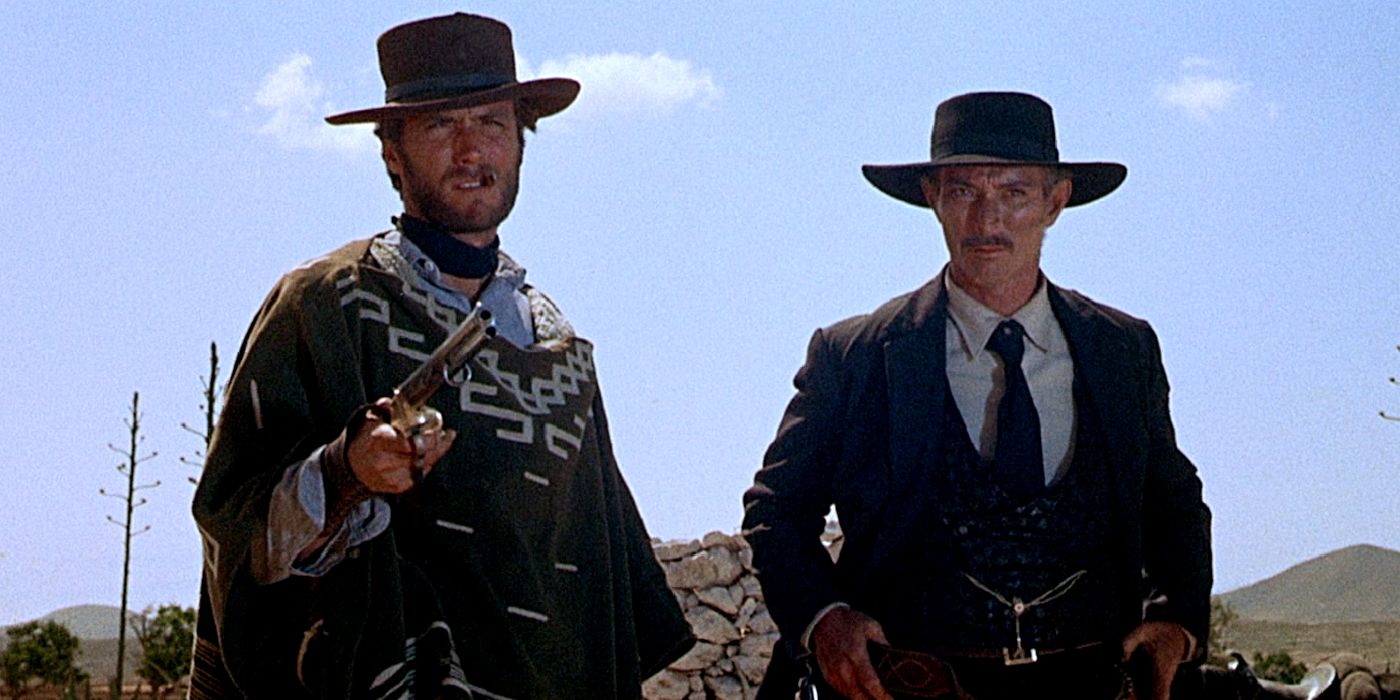 Man With No Name and Col. Douglas in For A Few Dollars More