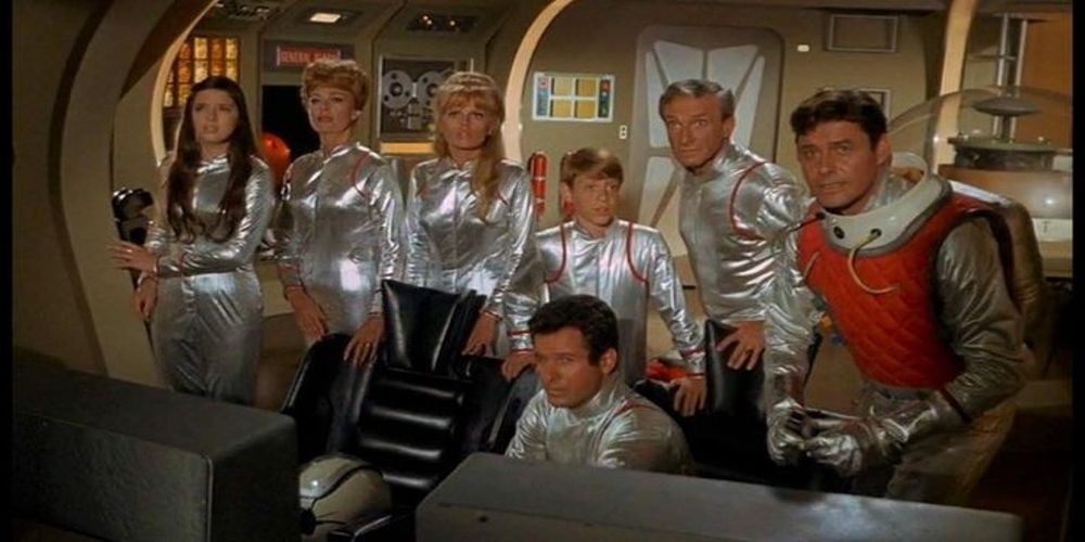 The Robinson family from the TV series Lost in Space.