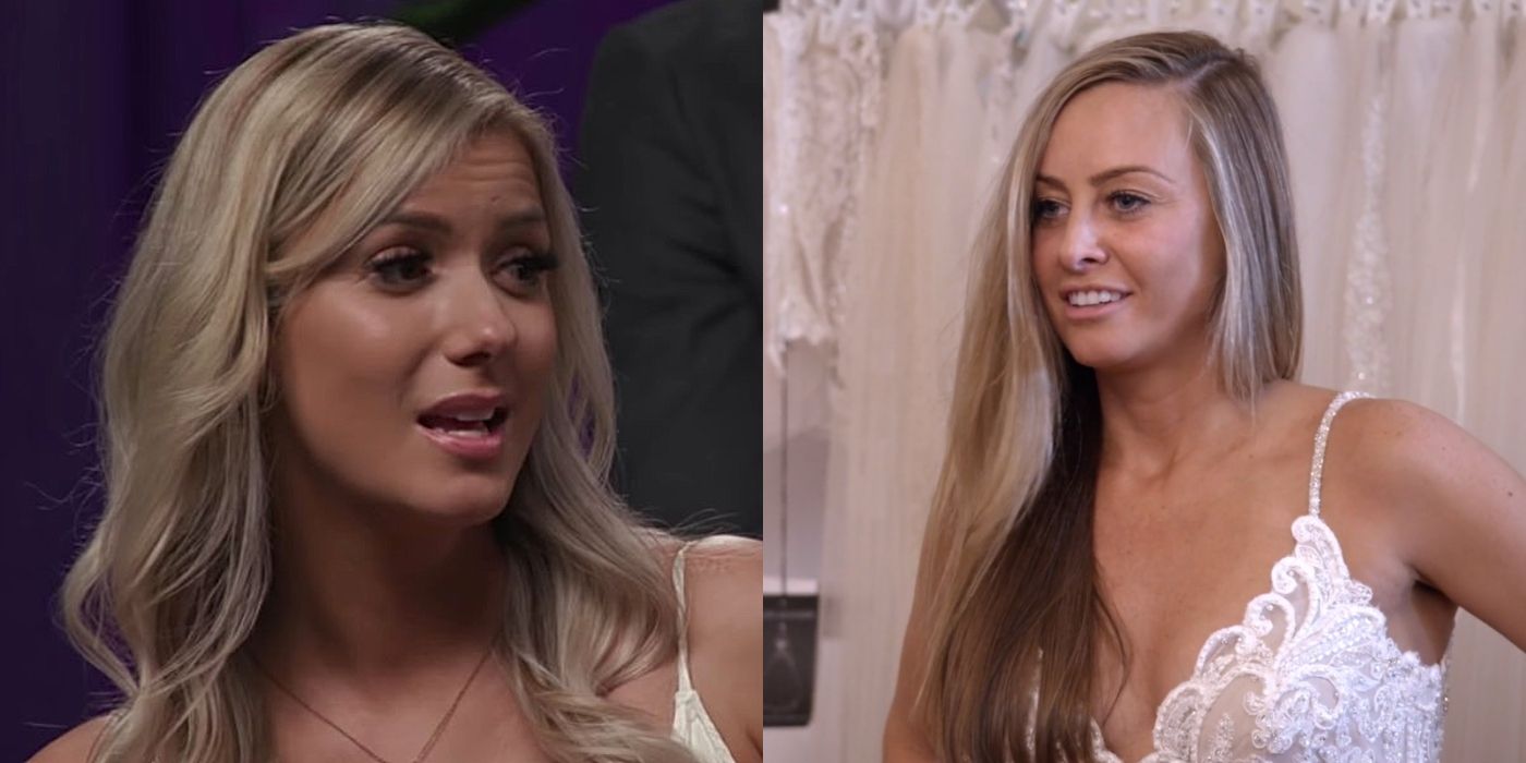 Split image of Amber Pike and Jessica Batten on Love Is Blind