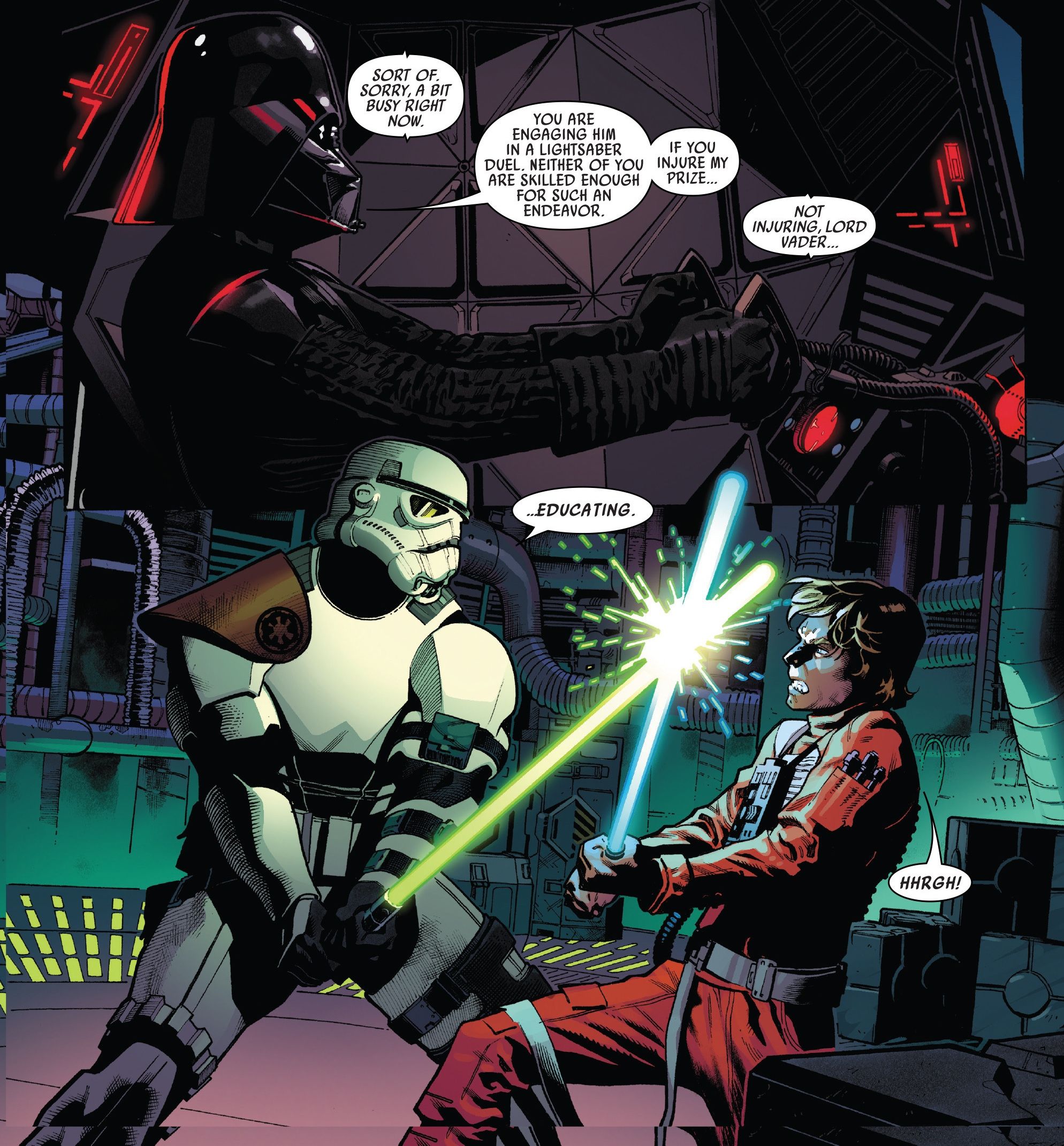 Luke Skywalker Secretly Learned Lightsaber Combat From a Stormtrooper