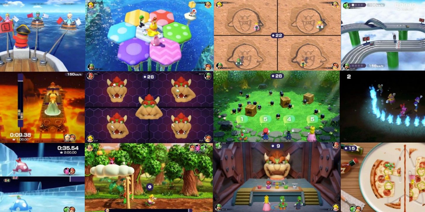 Super Mario Party Minigames List  Free For All, 1v3, 2v2 Minigames