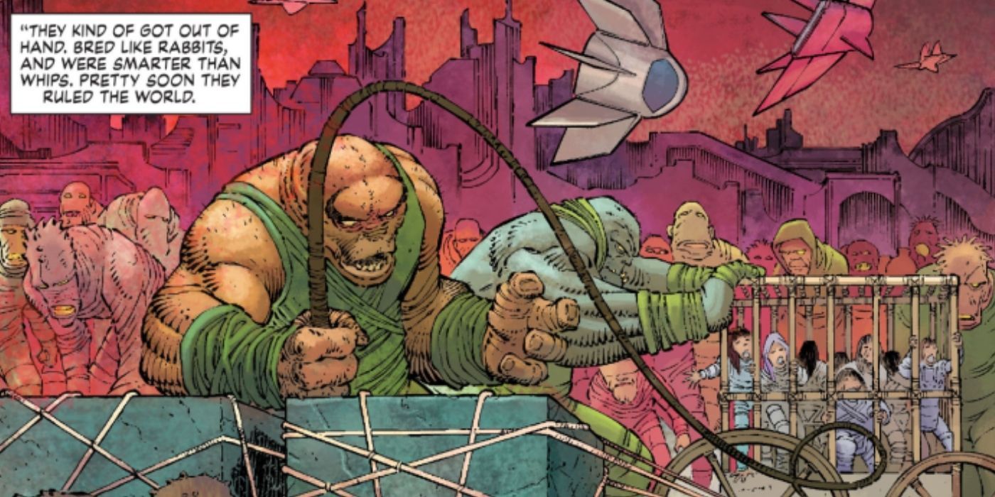 The Deviants rule over mankind in Marvel Comics