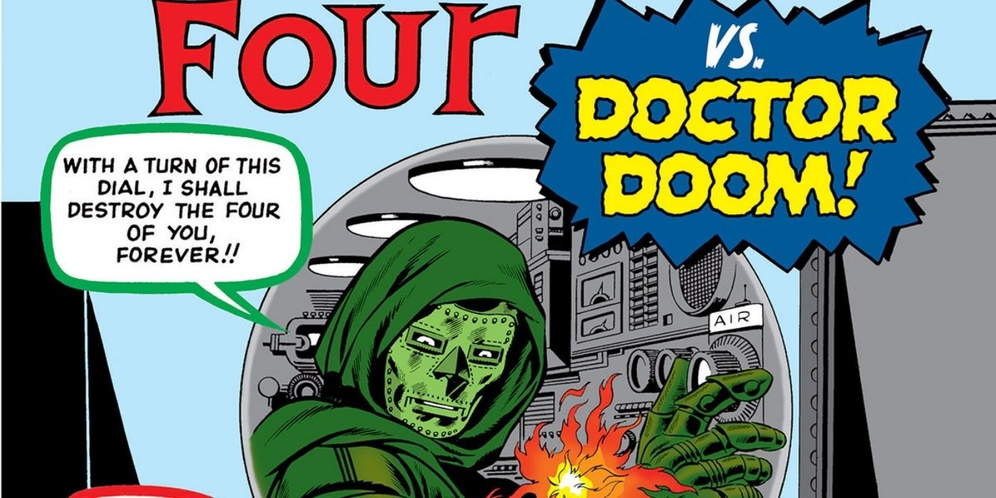 Doctor Doom's first appearance in Fantastic Four #5
