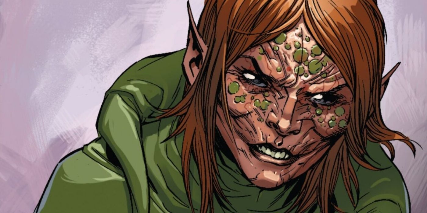 Carlie Cooper as the Monster in Marvel comics