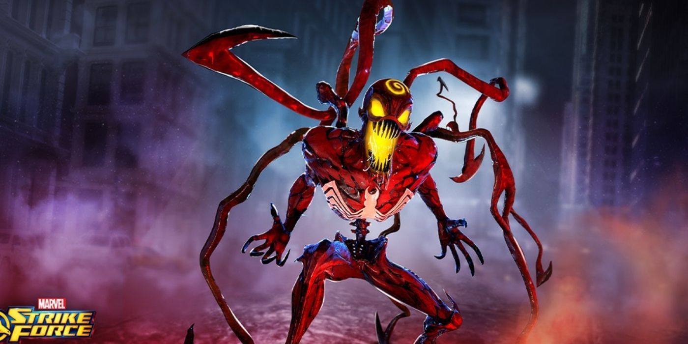 The Absolute Carnage skin in Marvel Strike Force