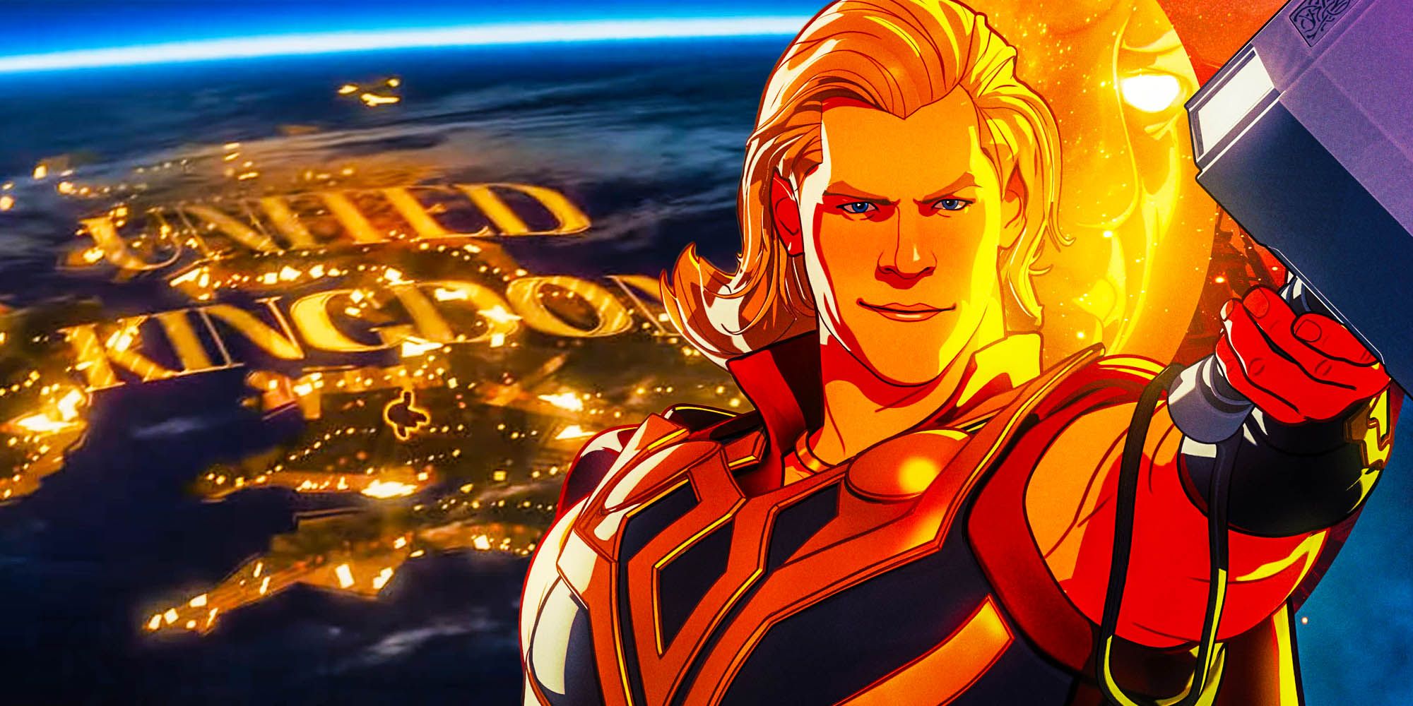 Marvel what if why do countries have their names written on them