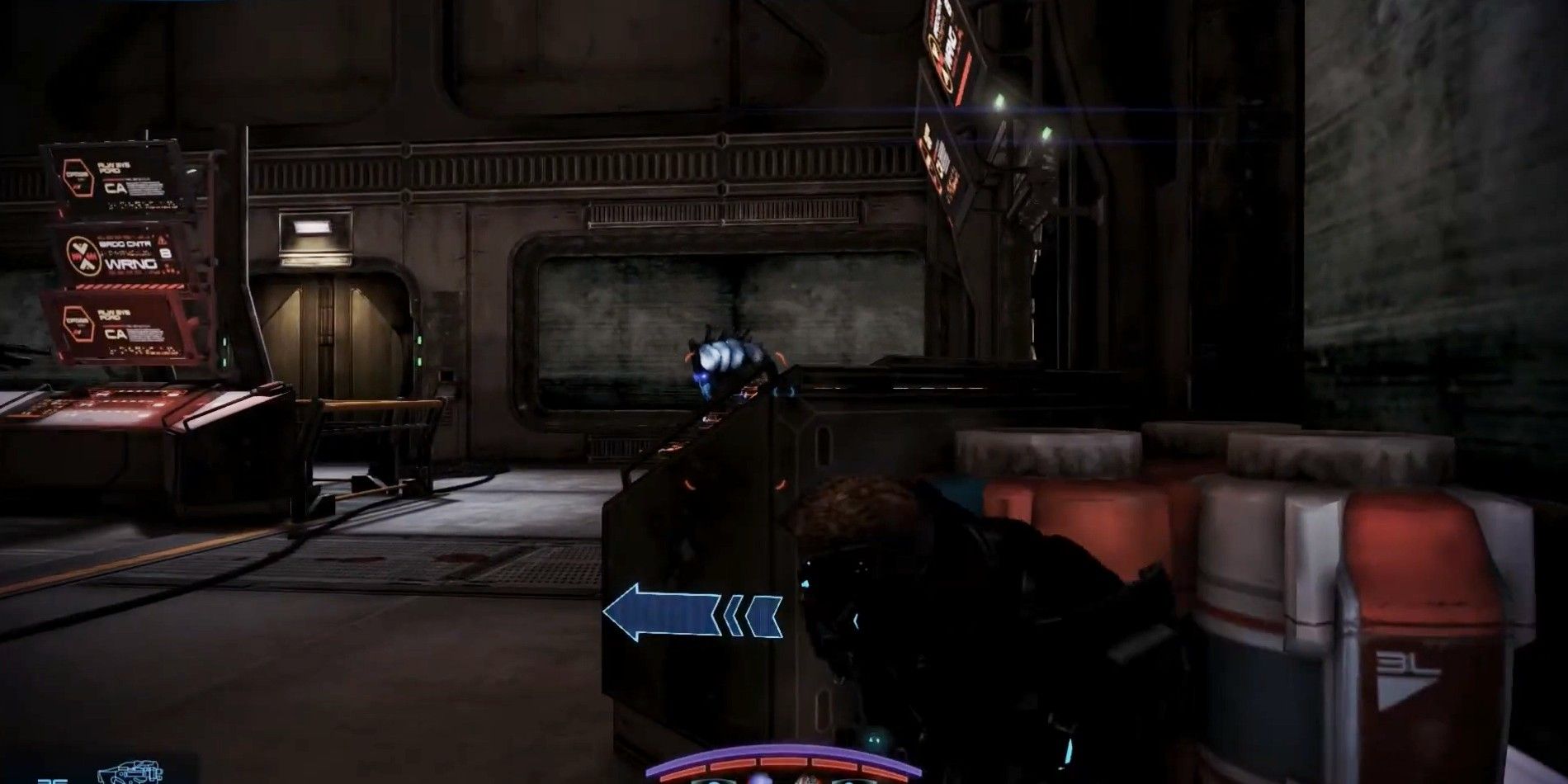 Mass effect 3 shepard in combat with an adjutant