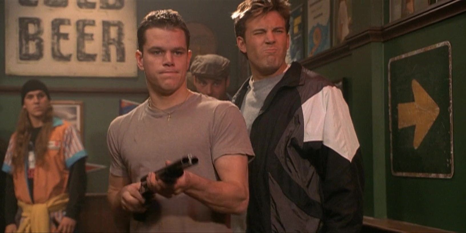 Matt Damon and Ben Affleck starring in Good Will Hunting 2 in Jay and Silent Bob Strike Back