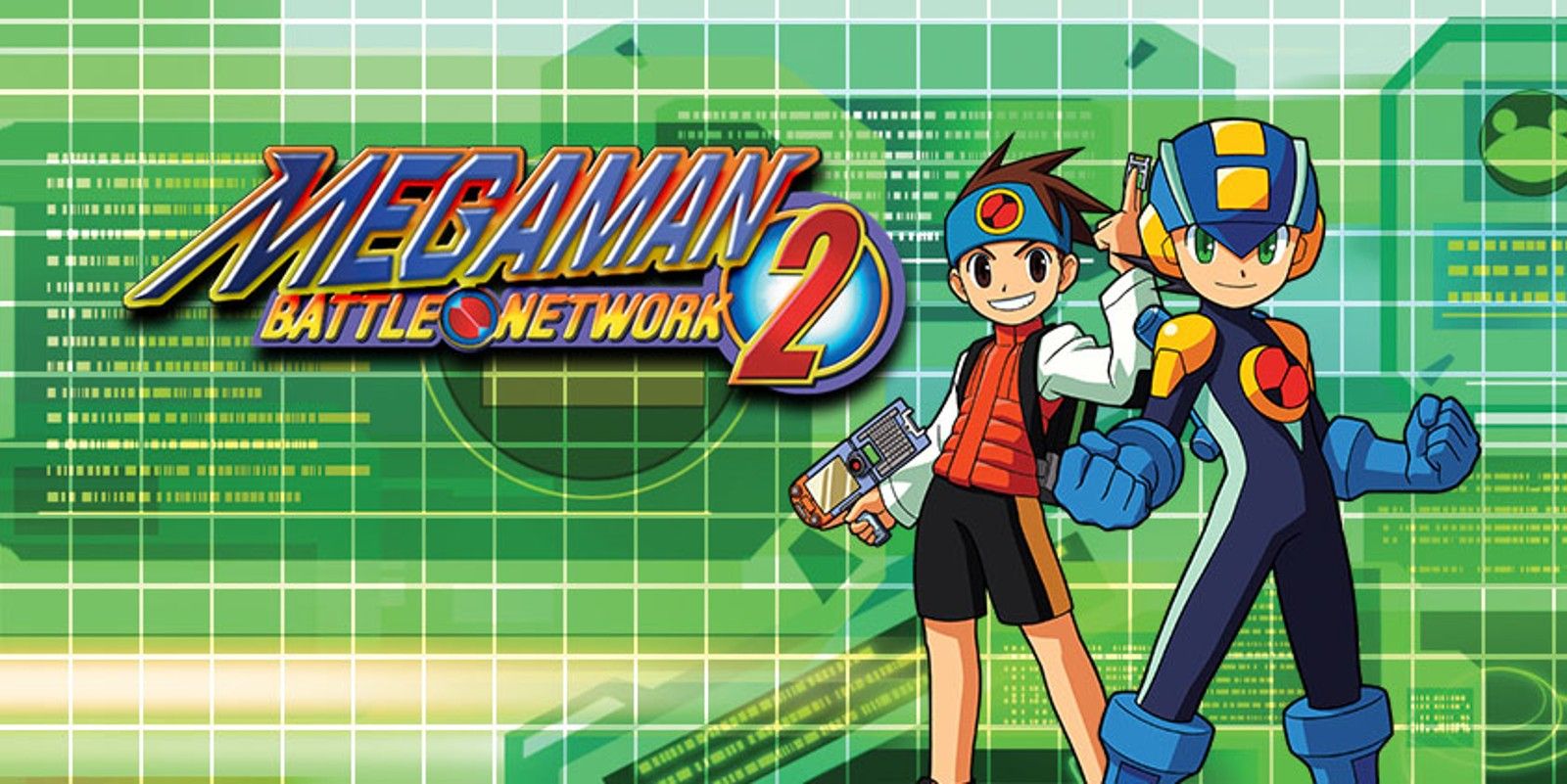 Promo art for Megaman Battle Network 2