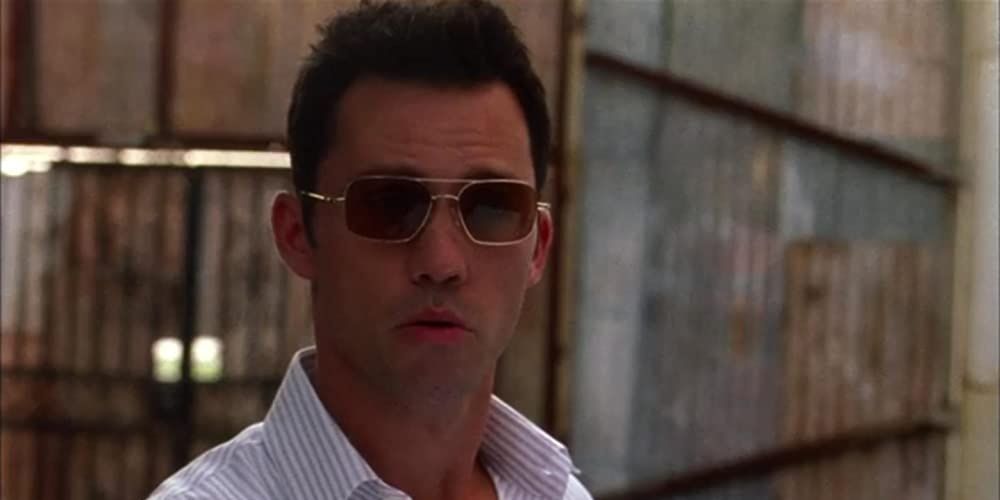 Michael Westen goes undercover as the CIA agent McBride in Burn Notice