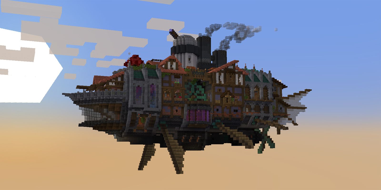 Minecraft Steampunk Airship 