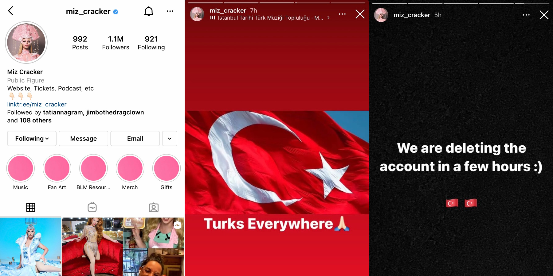 RuPaul’s Drag Race: Miz Cracker’s IG Account Taken Over By Turkish Hackers