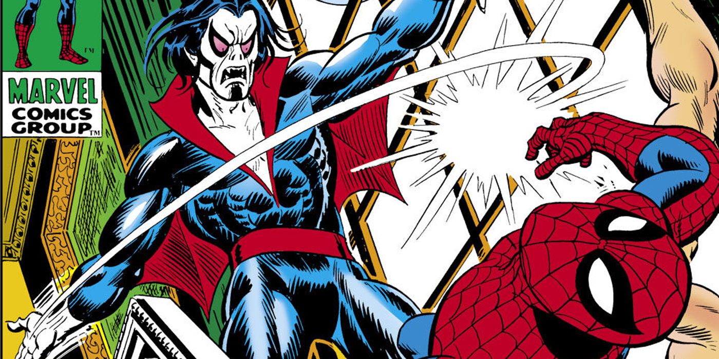 Morbius fighting Spider-Man in issue 101.