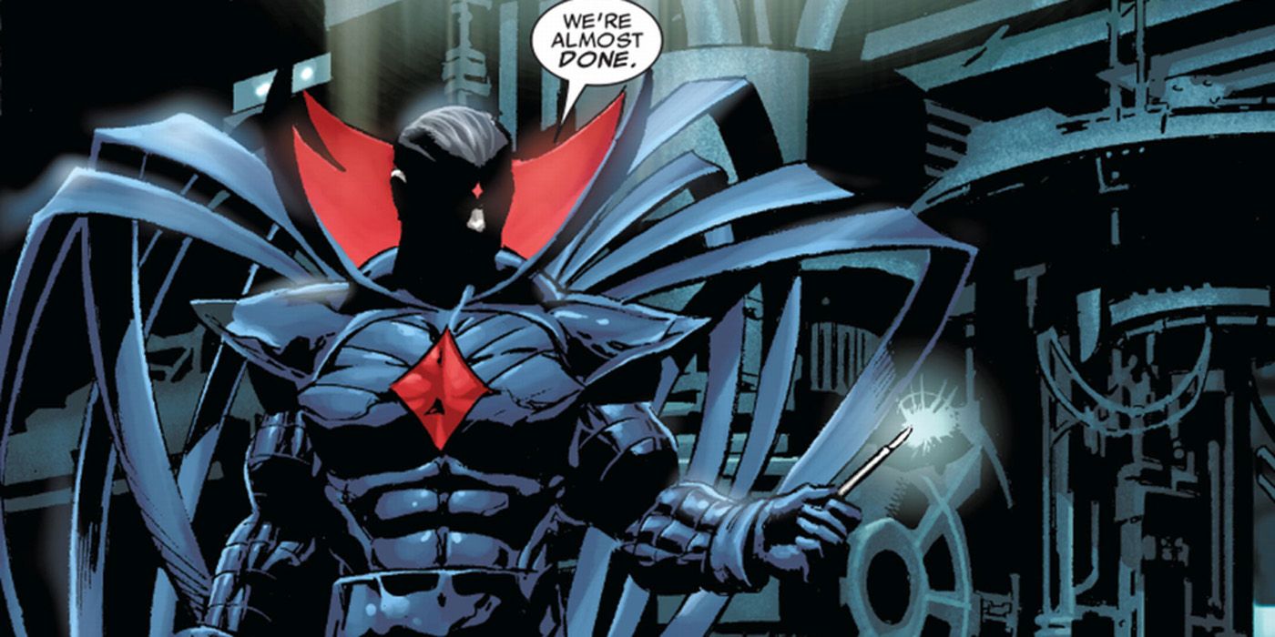 Mr Sinister working on a clone in his lab.