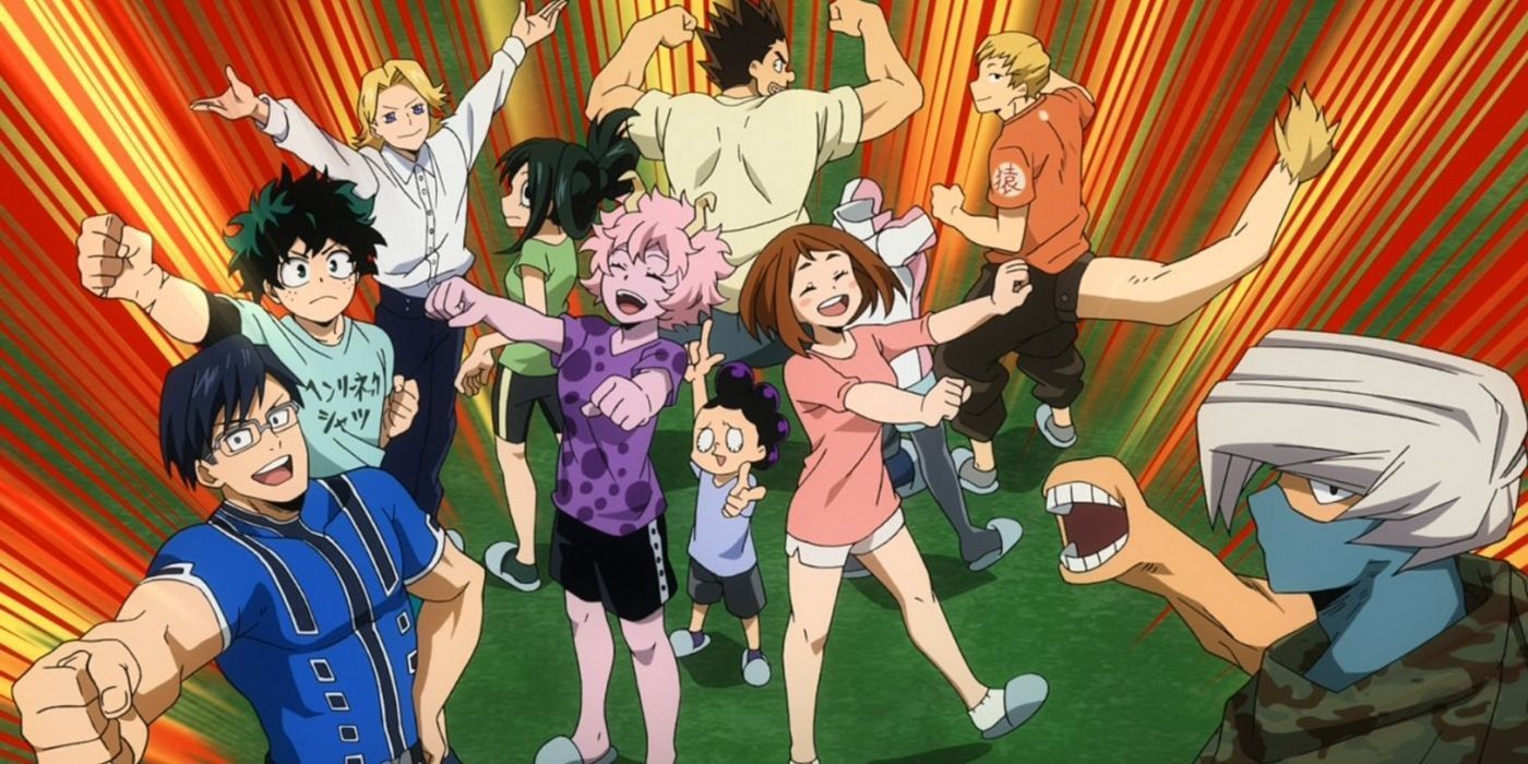 The Dance Team during the U.A. School Festival Arc in My Hero Academia