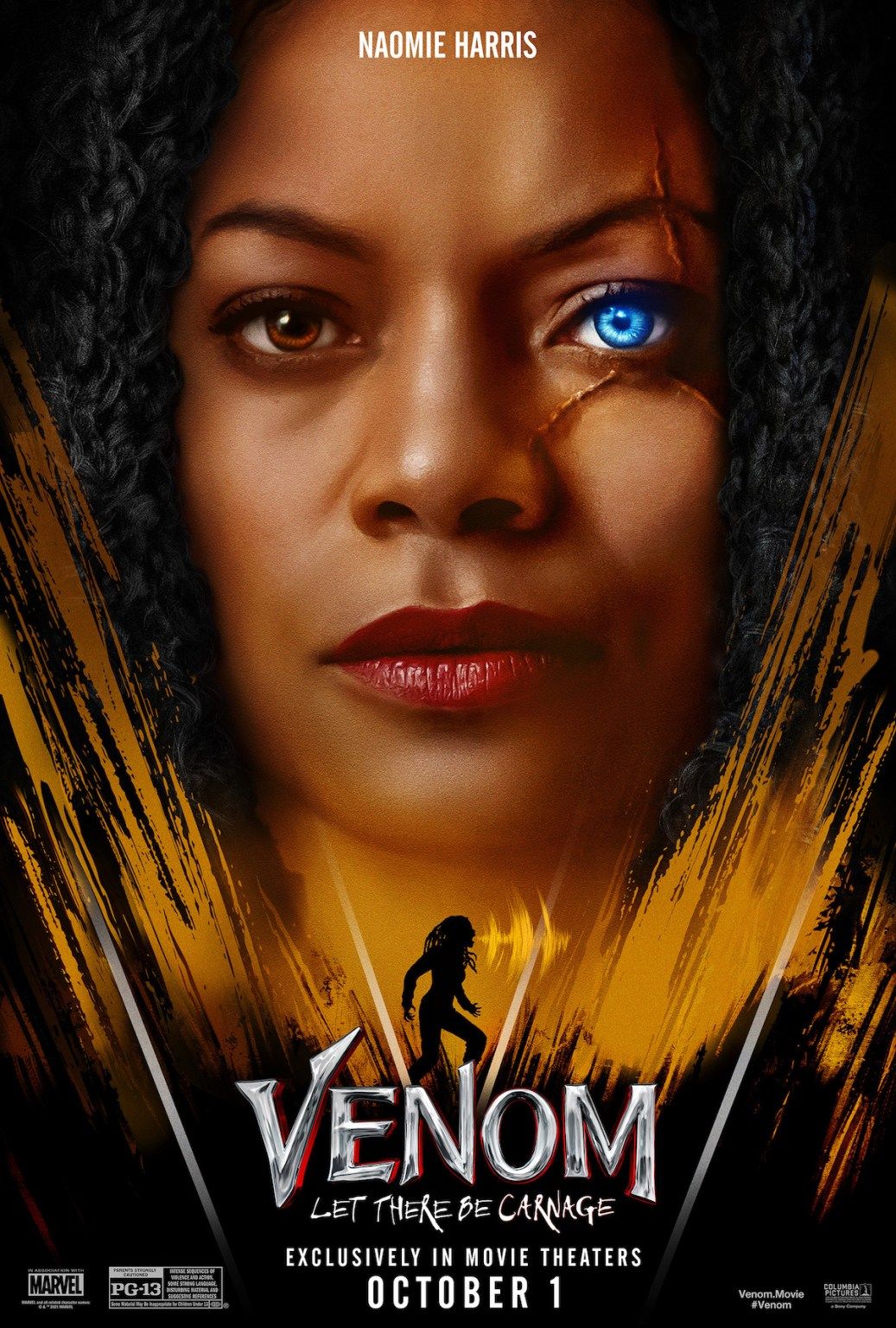 Naomie Harris As Shriek In Venom 2 Character Poster