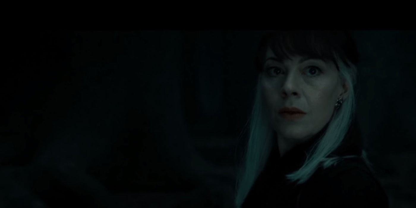 Narcissa Malfoy tells Voldemort that Harry is dead in The Deathly Hallows